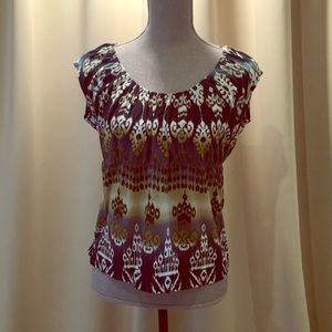 Axcess Blue and Green Top